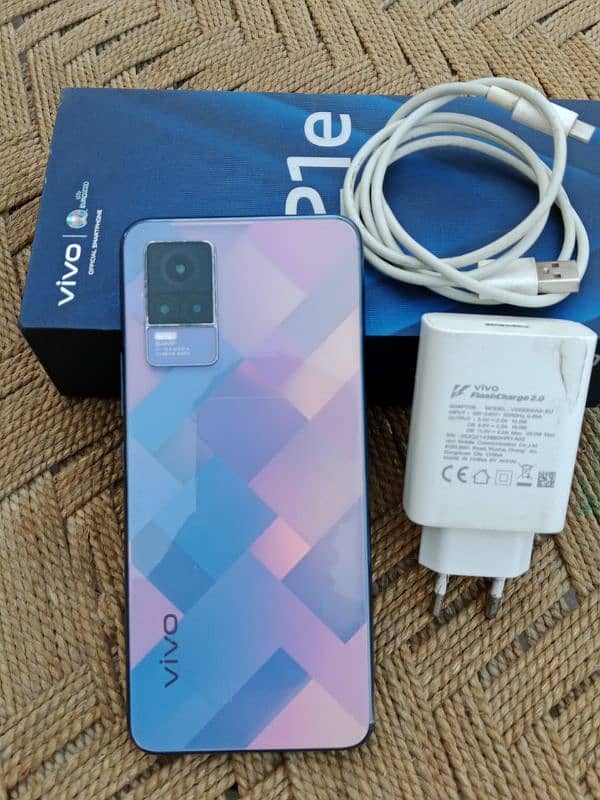 Vivo V21E 8 GB 128 full box for sale,, 03252924022 1