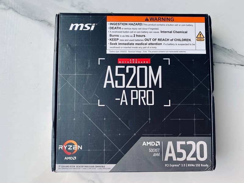 MSI A520m-A pro 0