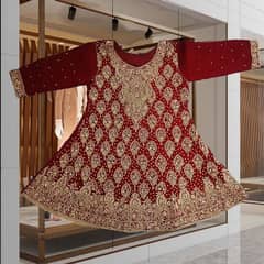 bridal lahanga for urgent sale, lahanga for baraat,