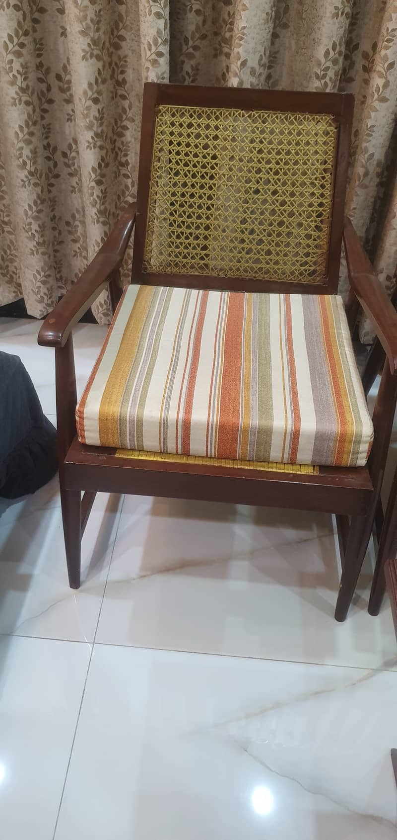 Solid Wooden Chairs for sale (4 Pieces) 1