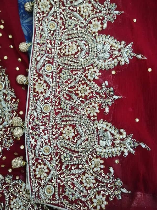 bridal lahanga for urgent sale, lahanga for baraat, 2