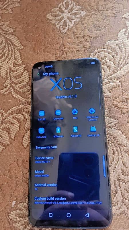 INFINIX NOTE 7 urgent for sale 3