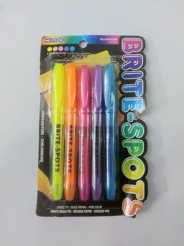 Crayons, Sticky Notes, Magnets, Glitter, Glue, Markers, Color Pencils 13