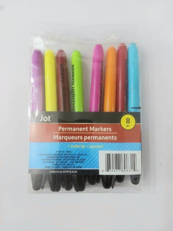 Crayons, Sticky Notes, Magnets, Glitter, Glue, Markers, Color Pencils 14