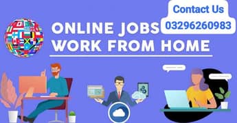 Online work available for Male,Female & Students