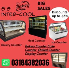 display counter / bakery counter/ cake counter /cake chillar