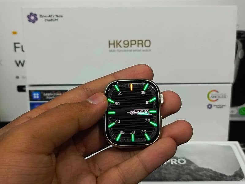 Hk9 Pro Max & Hk9 Pro AMOLED Display smart watch 9