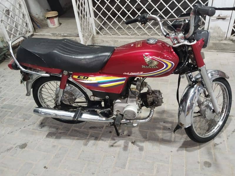 Honda cd70 2014 model Rawalpindi number lush condition 1