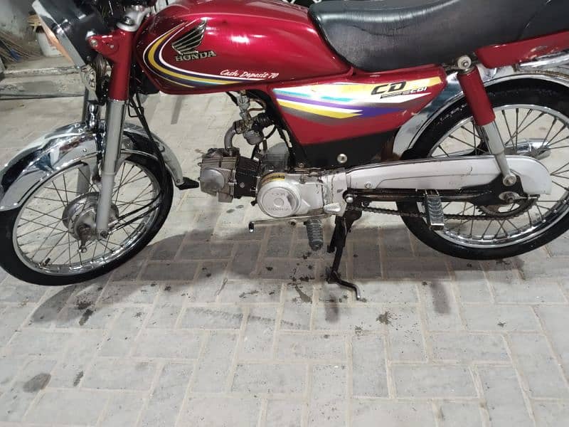 Honda cd70 2014 model Rawalpindi number lush condition 5