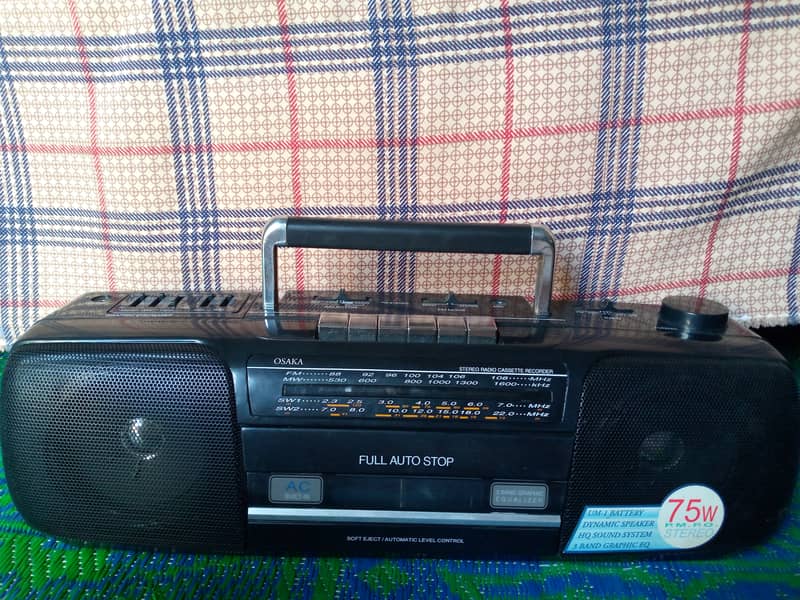 OSAKA stereo radio cassette recorder 1