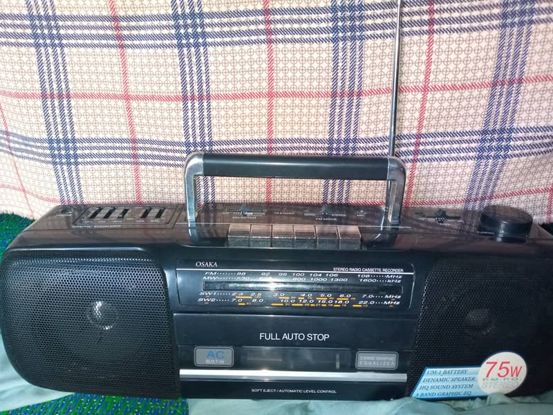 OSAKA stereo radio cassette recorder 4