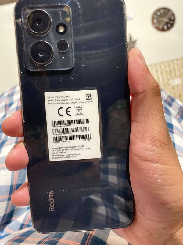 Redmi note 12 for sale Only serious buyer contact 1