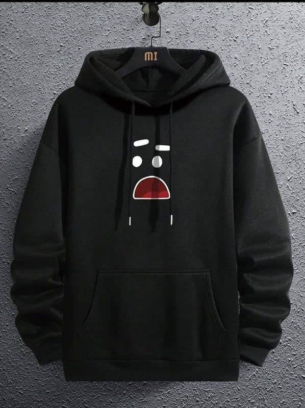 1 PC Men's Fleece Printed Hoodie 2