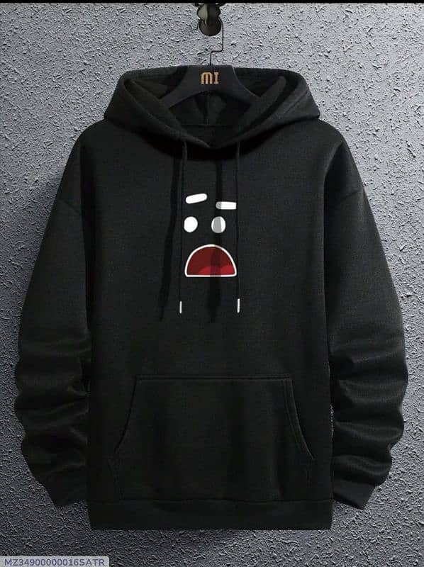 1 PC Men's Fleece Printed Hoodie 4