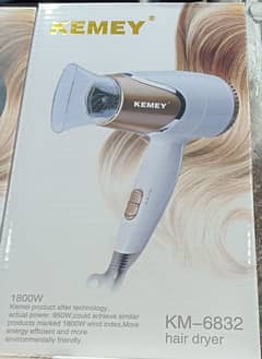 Kemey Hair Dryer 1800w Km-6832