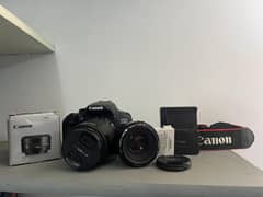 Canon 650d with 18-55 kit lens & 50mm Portrait lens 0