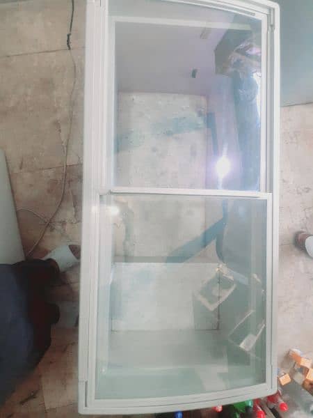 waves glass door freezer 2