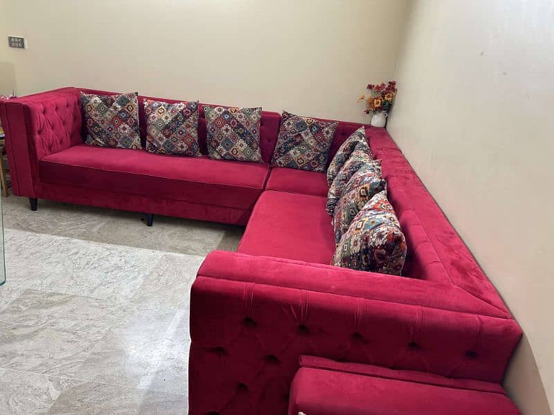 Sofa L Shaped Corner with Satti 2