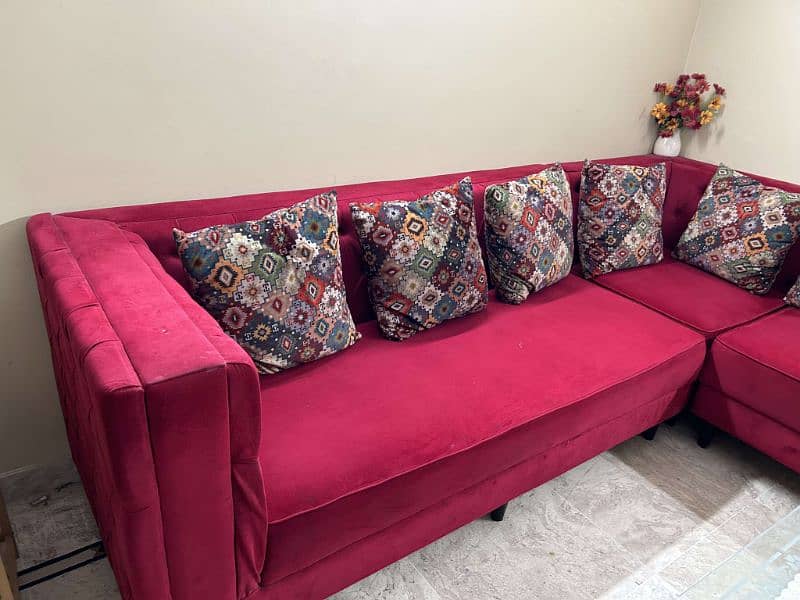 Sofa L Shaped Corner with Satti 5