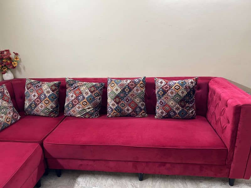 Sofa L Shaped Corner with Satti 6