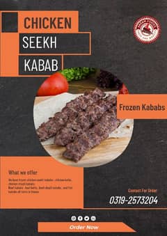 Fresh Frozen Chicken Kababs