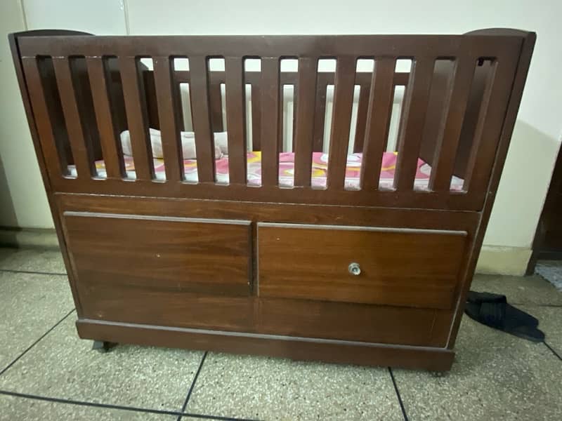 Original Wood Baby Cot 0