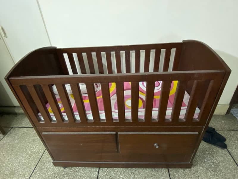 Original Wood Baby Cot 2