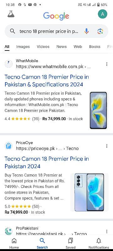 camon 18 premier 256gb 9