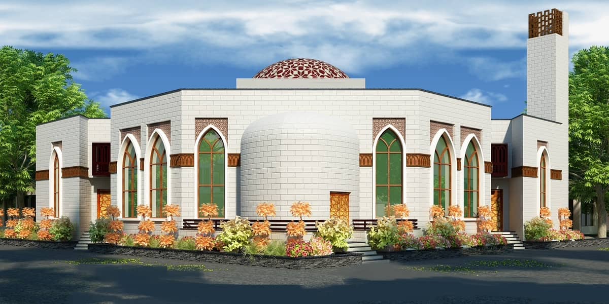 3D Masjid Design All Types of Religious Buildings Maps Available. 0