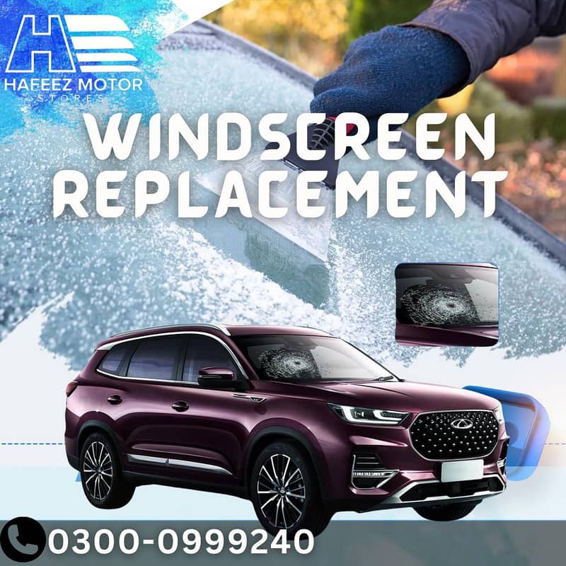 WINDSCREEN / FOR ALL CARS / TOYOTA ,SUZUKI,HONDA,HYUNDAI,KIA,HAVAL 4