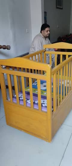 Kids Cot | Baby Cot | Wooden Coat | Baby coat with matress