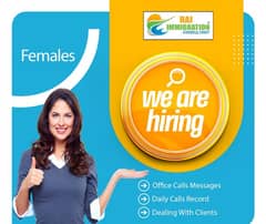 Female staff required for office work