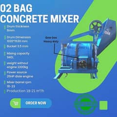 CONCRETE MIXER MACHINE USED SECOND HAND کنکریٹ مکسچر مشین