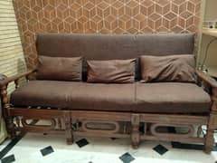 pure wooden sofa set 0