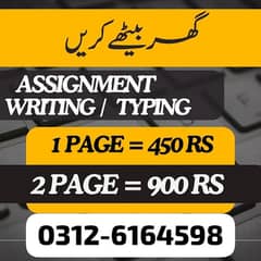 Online Handwritten and Ms Word Assignment work