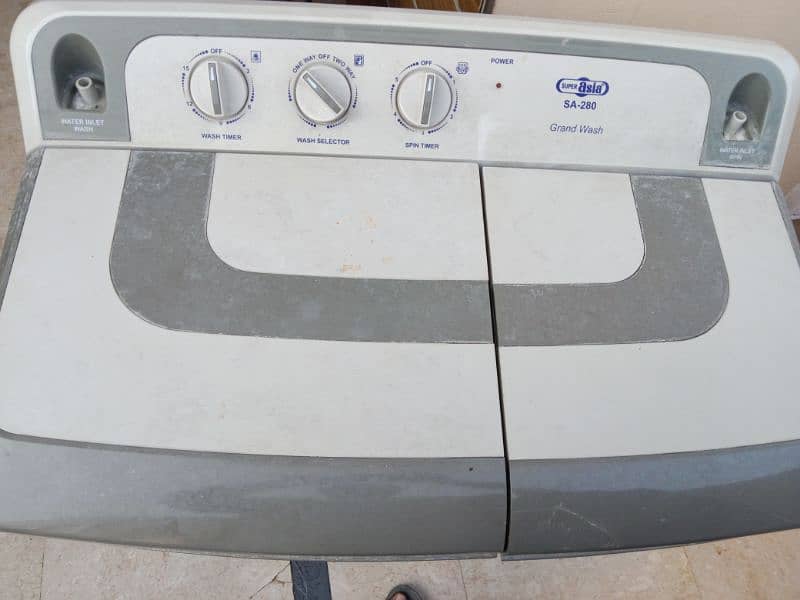 Super Asia Washing machine SA 280 for sale 5