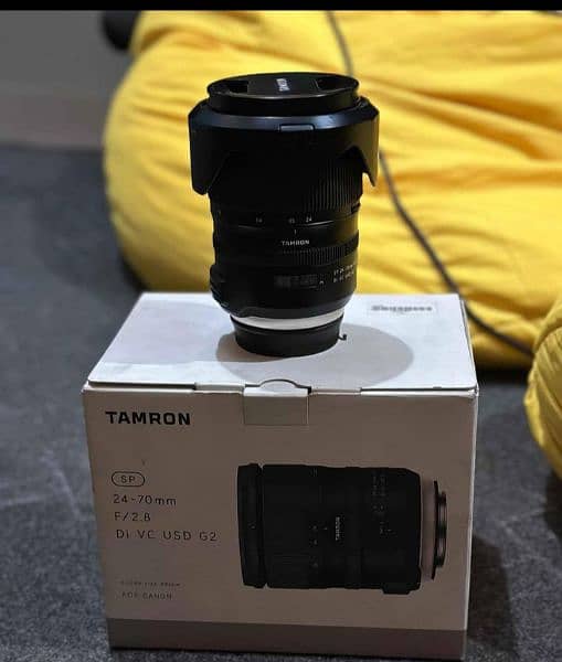 tamron g2 24/70  2.8 cannon mount condition 10/10  03046691237 1