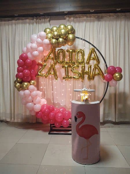 birthday decor/ baloon decor/Aqeeqa decor/ jumping/ magic show 13