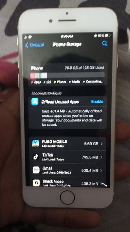 iPhone 7 bypass 128gb 5