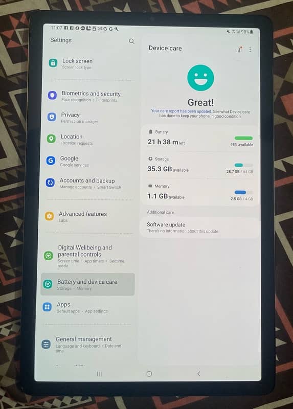 Samsung Galaxy Tab S5e 4/64 with LTE Sim option 3