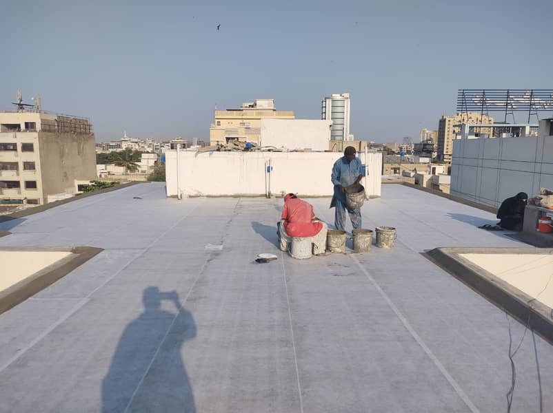 Bathroom Water Tank Leakage/cleaning/ Waterproofing Roof Heat Proofing 2