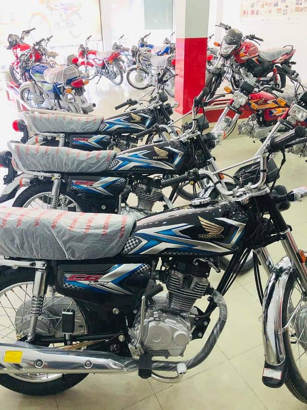 honda 125 cg 2025 zero meter new stock 0