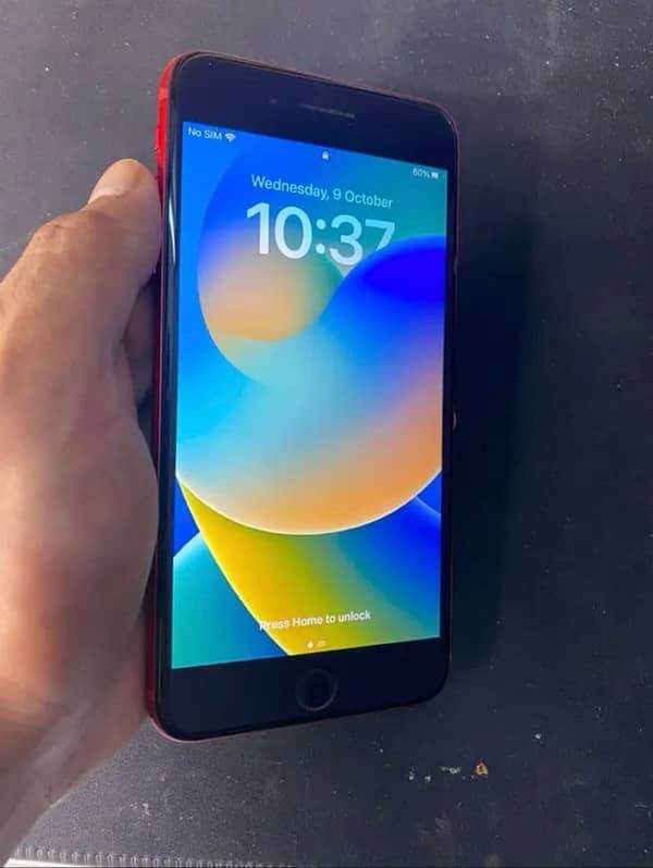 PTA approved iphone 8 plus 256gb red 4