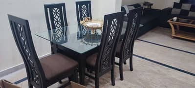 Dining table set (6 chairs) 0