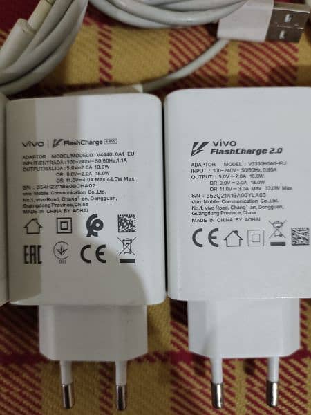 oppo and vivo flash and vooc charger 2