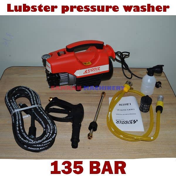 Lubster pressure washer 135bar, 1900watt 1