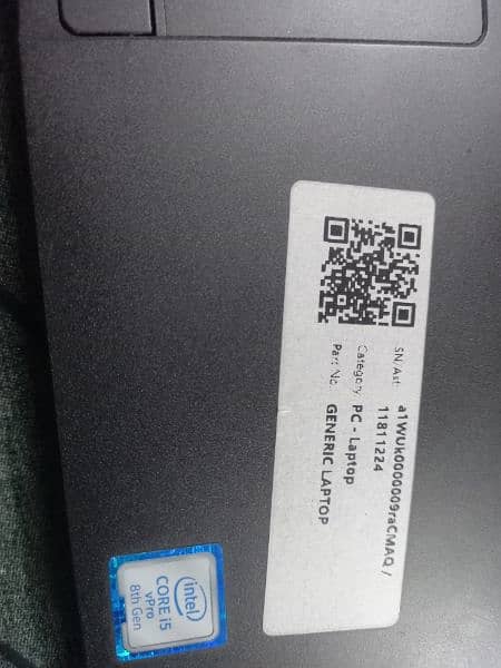 Dell Latitude 5400 Core i5 8th generation 6