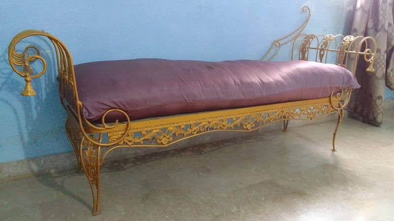 IRON SOFA  3 SEATER (DEEWAN) (EXCELLENT CONDITION) 7