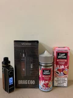 Drag E60 vape with lychee flavor 0