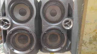 Sony double woofer speakers